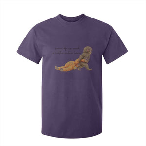Punch Mokey T Shirt For Kid Viral Trend Baby Monkey Meme TS14 Purple Print Your Wear