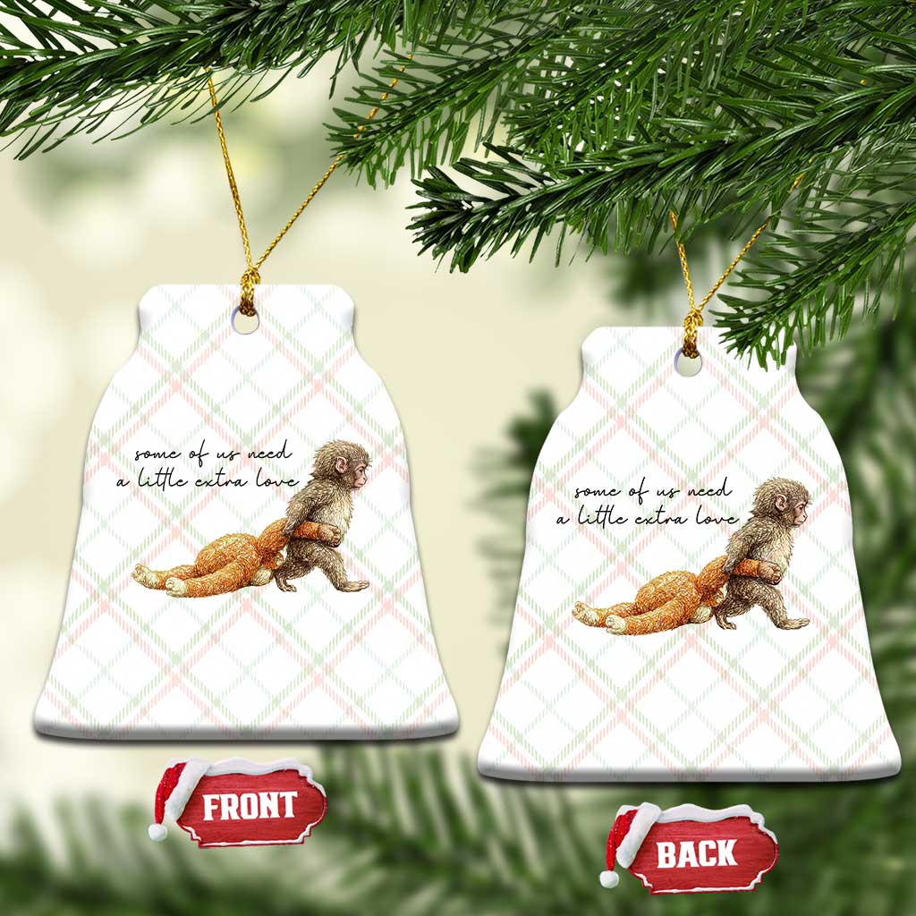 Punch Mokey Ceramic Ornament Viral Trend Baby Monkey Meme TS14 Print Your Wear