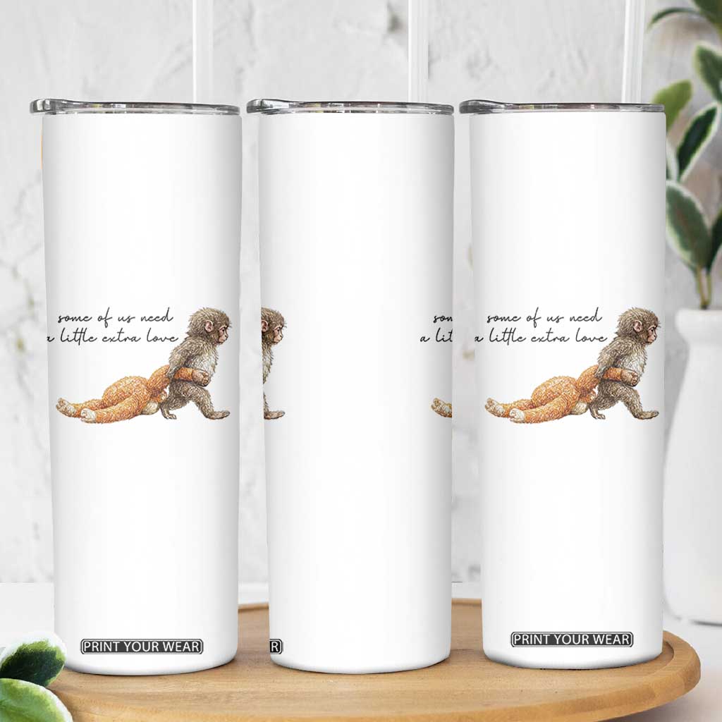 Punch Mokey Skinny Tumbler Viral Trend Baby Monkey Meme TS14 Print Your Wear