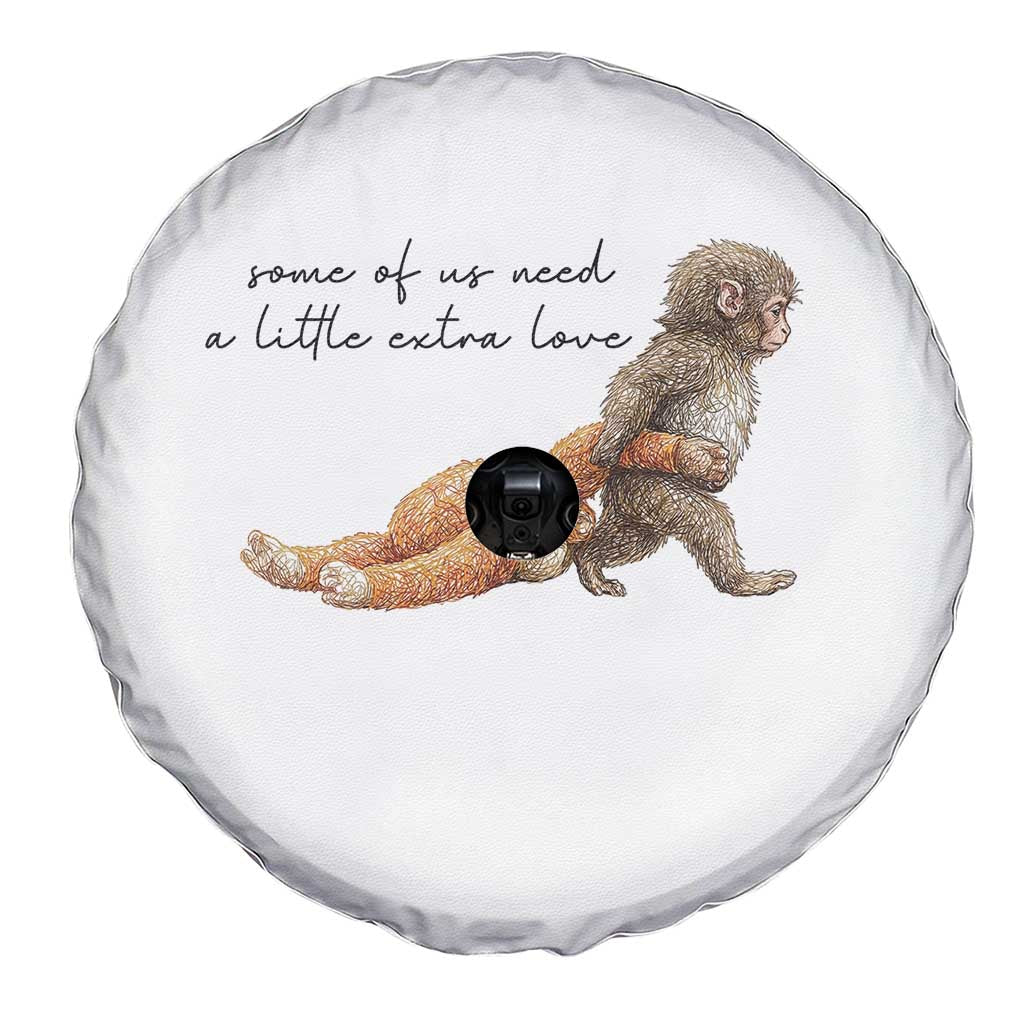Punch Mokey Spare Tire Cover Viral Trend Baby Monkey Meme TS14 Print Your Wear