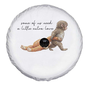 Punch Mokey Spare Tire Cover Viral Trend Baby Monkey Meme TS14 Print Your Wear