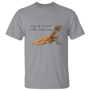 Punch Mokey T Shirt Viral Trend Baby Monkey Meme TS14 Sport Gray Print Your Wear