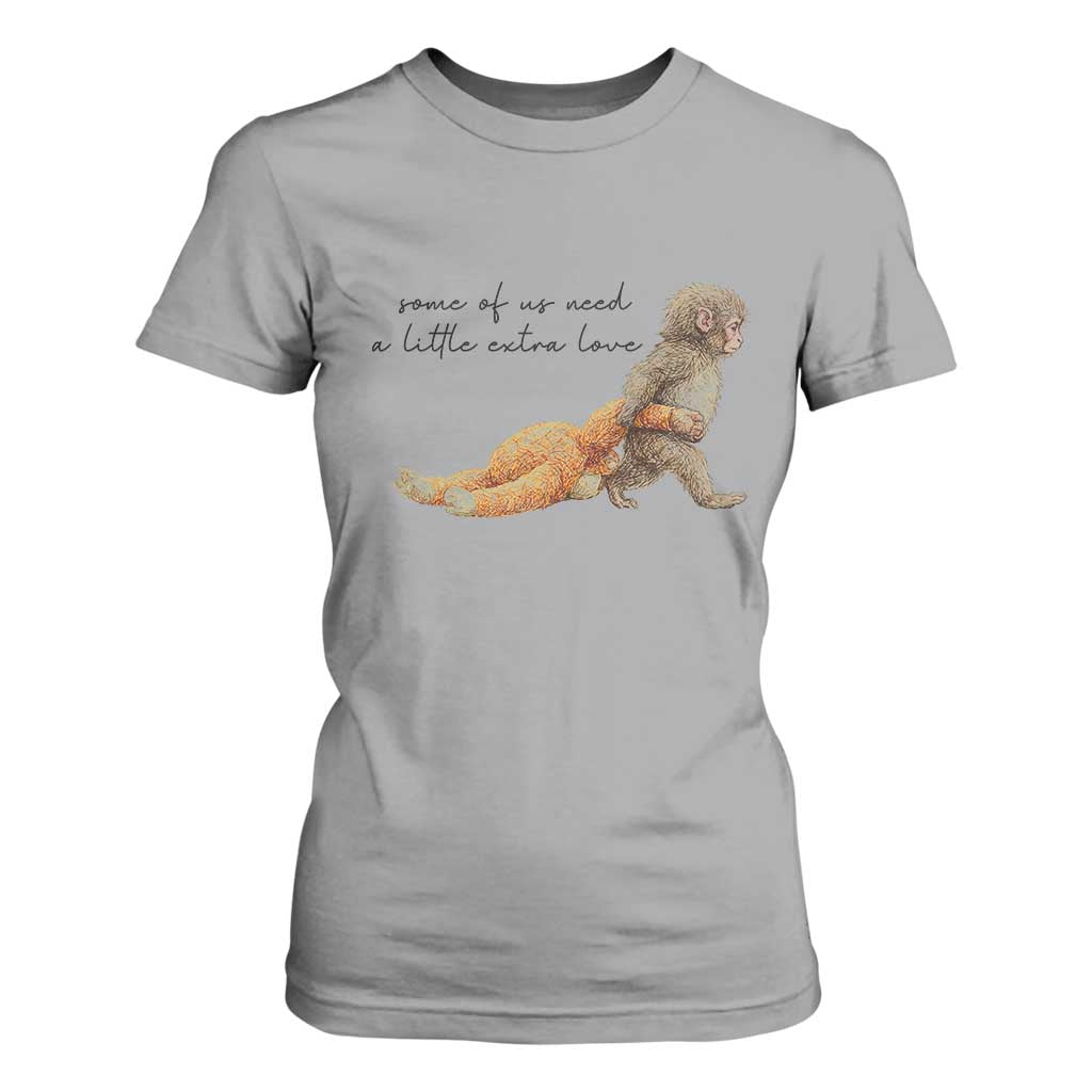 Punch Mokey T Shirt For Women Viral Trend Baby Monkey Meme TS14 Sport Gray Print Your Wear