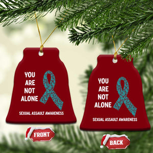 Sexual Assault Awareness Ceramic Ornament You Are Not Alone TS14 Print Your Wear