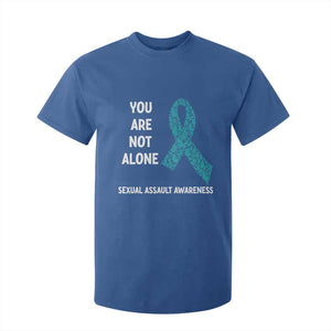 Sexual Assault Awareness T Shirt For Kid You Are Not Alone TS14 Royal Blue Print Your Wear