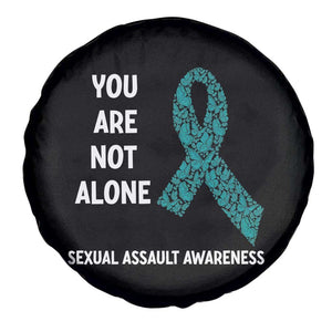 Sexual Assault Awareness Spare Tire Cover You Are Not Alone TS14 Print Your Wear