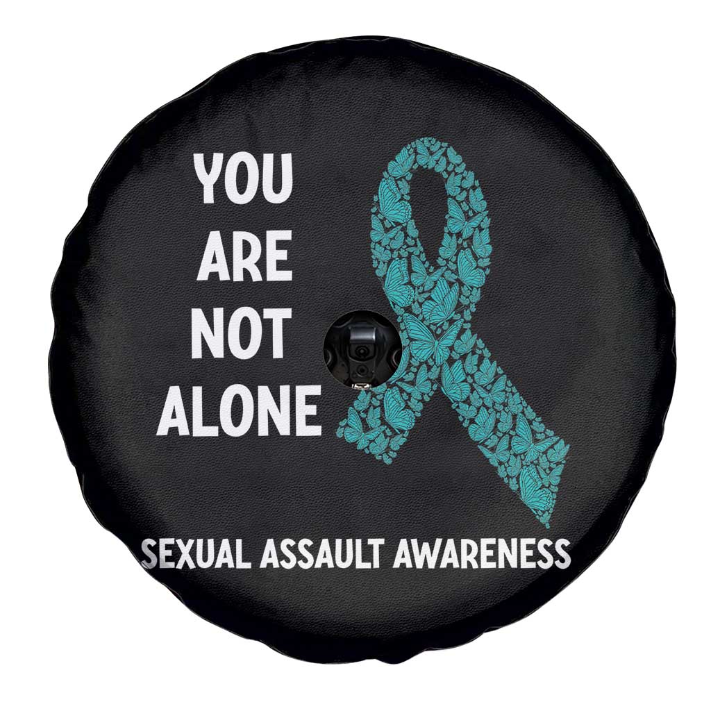 Sexual Assault Awareness Spare Tire Cover You Are Not Alone TS14 Print Your Wear