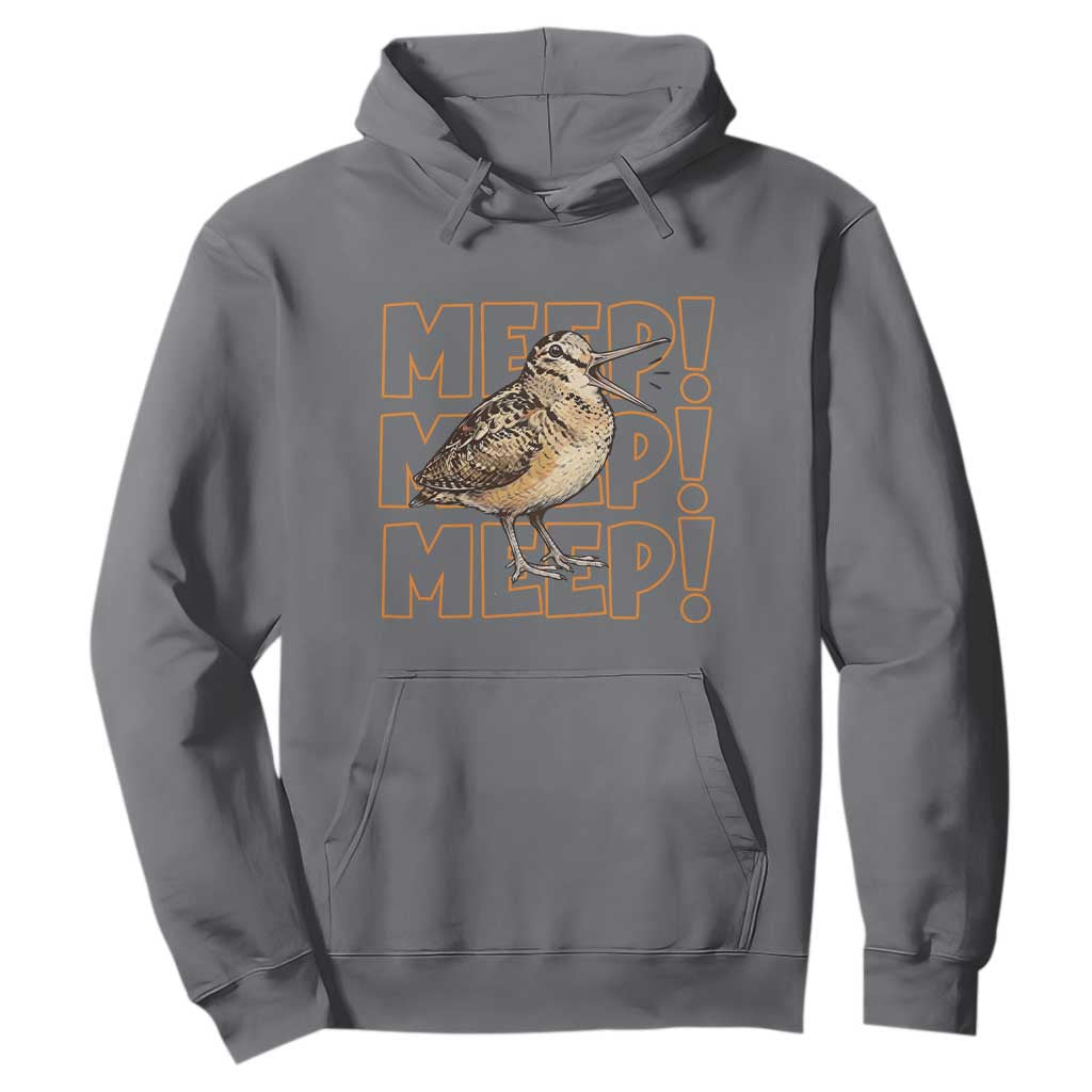 Woodcock Meep Hoodie Funny Nature Lover TS14 Charcoal Print Your Wear