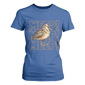 Woodcock Meep T Shirt For Women Funny Nature Lover TS14 Royal Blue Print Your Wear