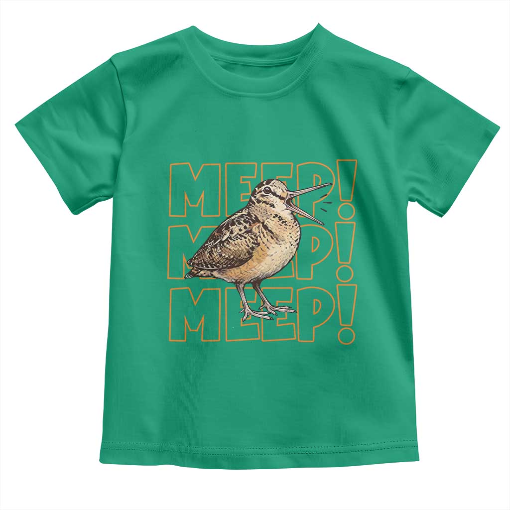 Woodcock Meep Toddler T Shirt Funny Nature Lover TS14 Irish Green Print Your Wear