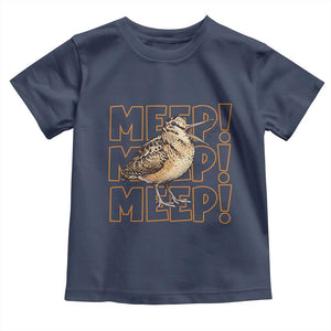 Woodcock Meep Toddler T Shirt Funny Nature Lover TS14 Navy Print Your Wear