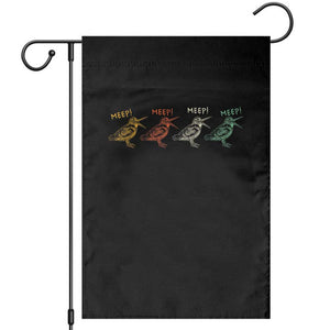 Meep Woodcock Garden Flag Retro Timberdoodle Wildlife TS14 Black Print Your Wear