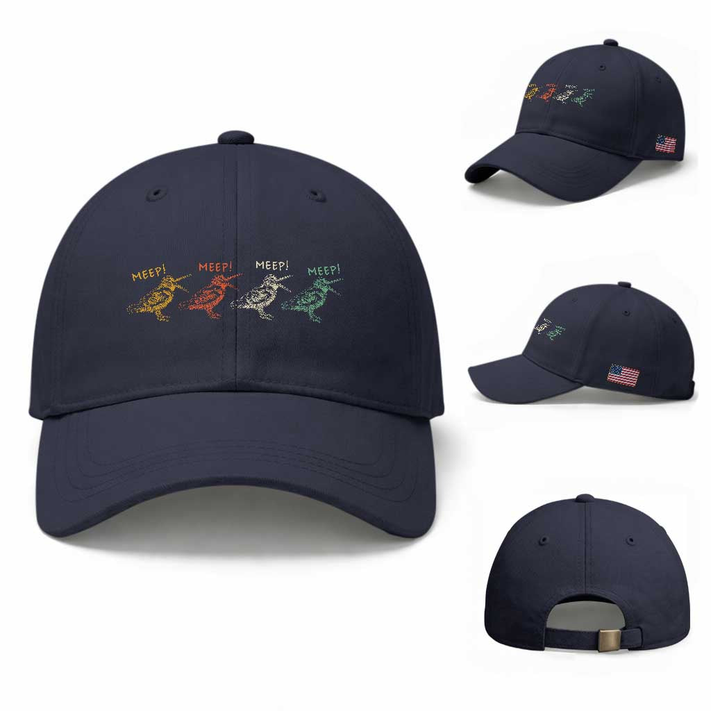 Meep Woodcock Baseball Cap Retro Timberdoodle Wildlife TS14 Baseball Cap Universal Fit Navy Print Your Wear