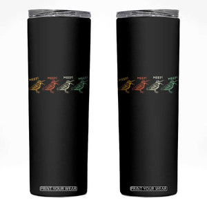 Meep Woodcock Skinny Tumbler Retro Timberdoodle Wildlife TS14 Black Print Your Wear