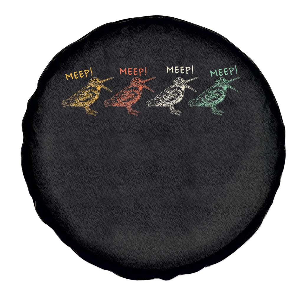Meep Woodcock Spare Tire Cover Retro Timberdoodle Wildlife TS14 Print Your Wear