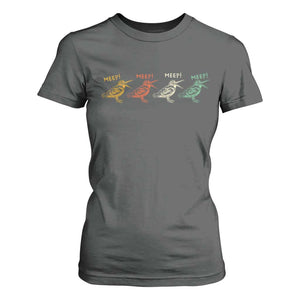 Meep Woodcock T Shirt For Women Retro Timberdoodle Wildlife TS14 Dark Heather Print Your Wear