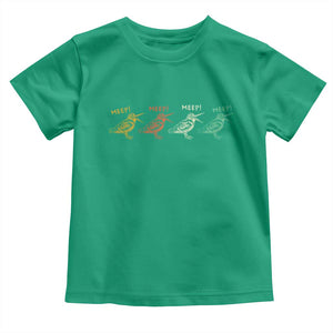 Meep Woodcock Toddler T Shirt Retro Timberdoodle Wildlife TS14 Irish Green Print Your Wear