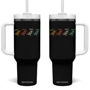 Meep Woodcock Tumbler With Handle Retro Timberdoodle Wildlife TS14 One Size: 40 oz Black Print Your Wear
