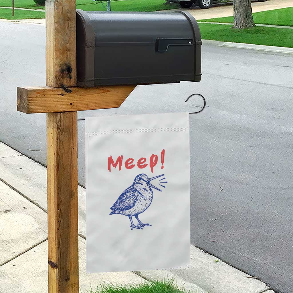 Meep Woodcock Garden Flag Cute Bird Meme TS14 Print Your Wear