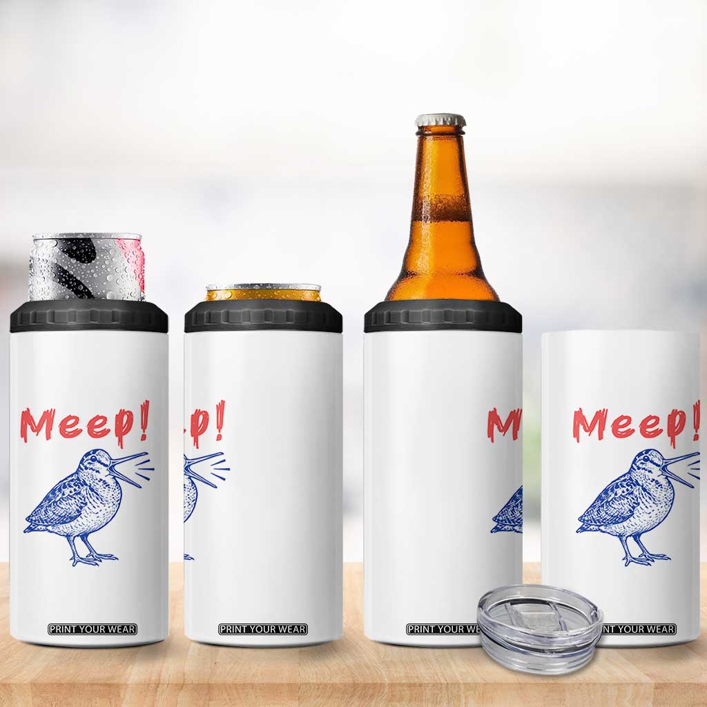 Meep Woodcock 4 in 1 Can Cooler Tumbler Cute Bird Meme TS14 Print Your Wear