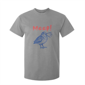 Meep Woodcock T Shirt For Kid Cute Bird Meme TS14 Sport Gray Print Your Wear