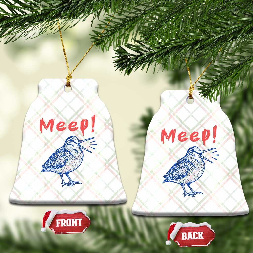 Meep Woodcock Ceramic Ornament Cute Bird Meme TS14 Print Your Wear