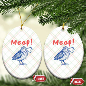 Meep Woodcock Ceramic Ornament Cute Bird Meme TS14 Print Your Wear