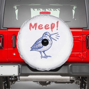 Meep Woodcock Spare Tire Cover Cute Bird Meme TS14 White Print Your Wear