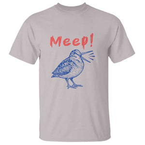 Meep Woodcock T Shirt Cute Bird Meme TS14 Ice Gray Print Your Wear