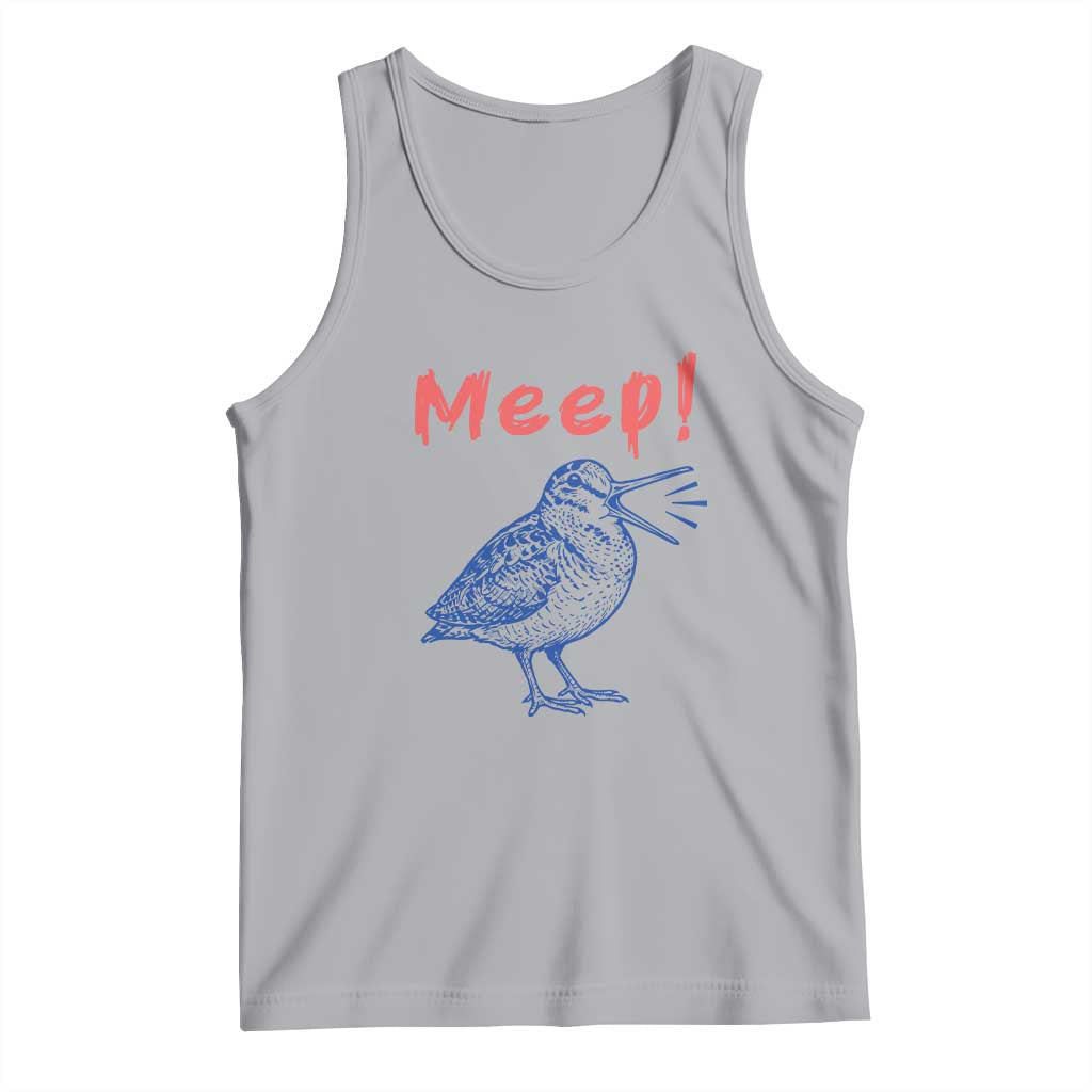 Meep Woodcock Tank Top Cute Bird Meme TS14 Athletic Heather Print Your Wear