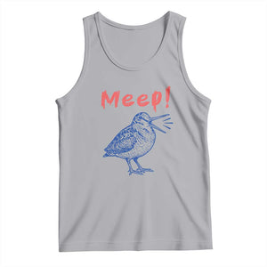Meep Woodcock Tank Top Cute Bird Meme TS14 Athletic Heather Print Your Wear