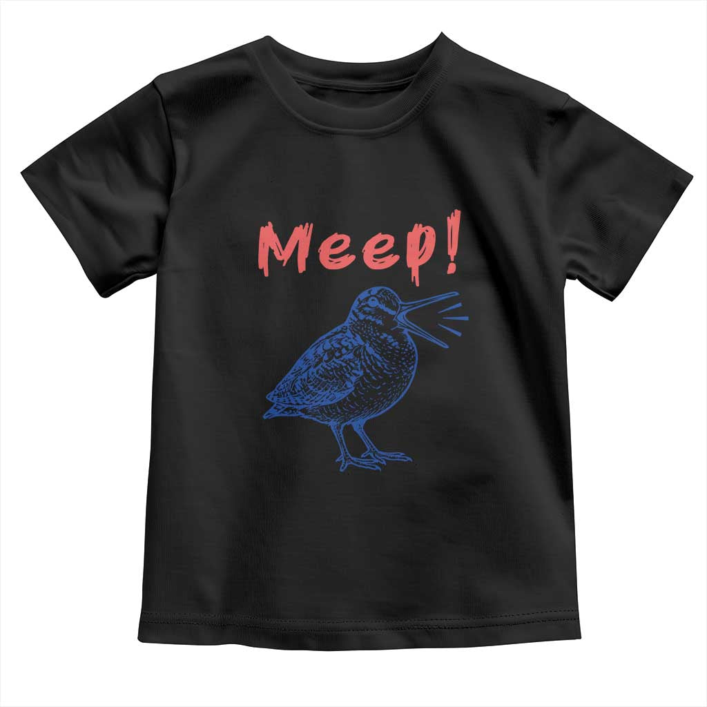 Meep Woodcock Toddler T Shirt Cute Bird Meme TS14 Black Print Your Wear