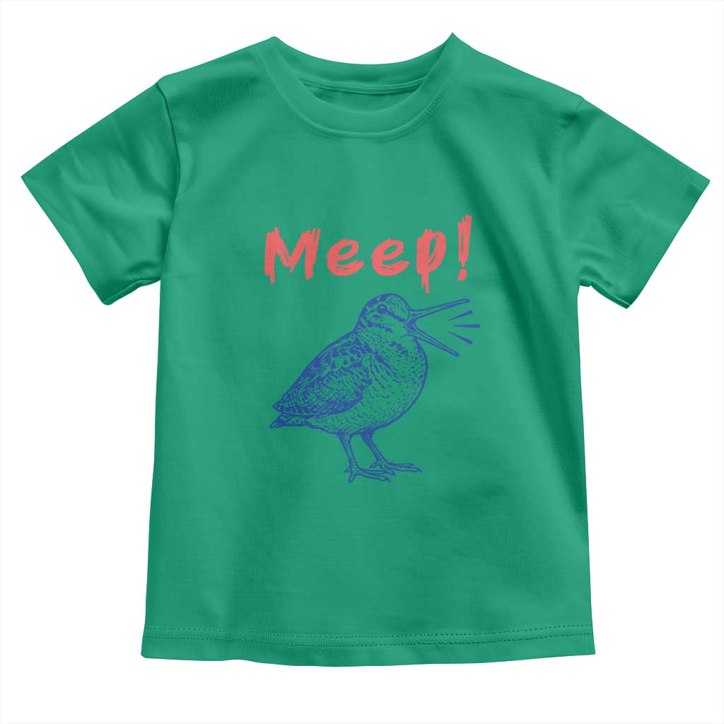 Meep Woodcock Toddler T Shirt Cute Bird Meme TS14 Irish Green Print Your Wear