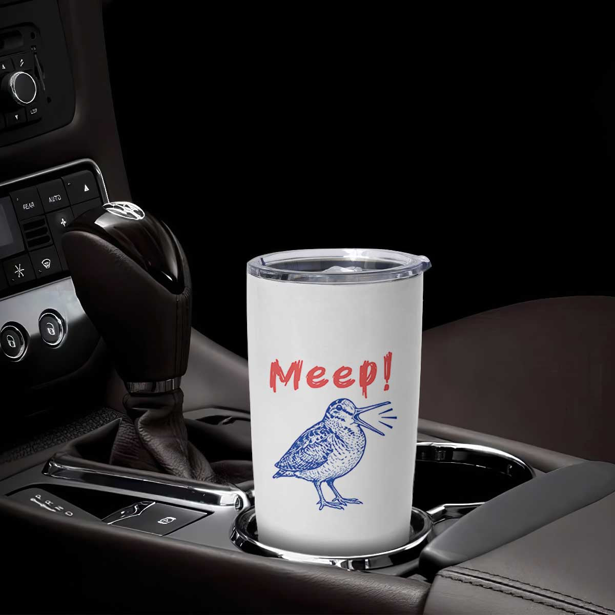 Meep Woodcock Tumbler Cup Cute Bird Meme TS14 Print Your Wear