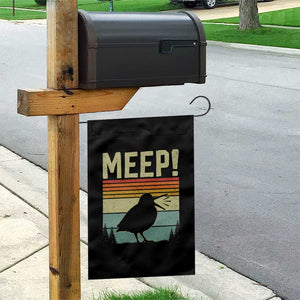 Meep Woodcock Garden Flag Funny Nature Lover TS14 Print Your Wear
