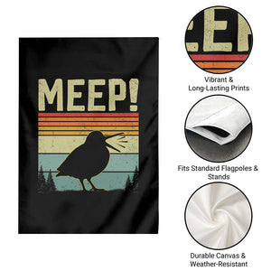 Meep Woodcock Garden Flag Funny Nature Lover TS14 Print Your Wear