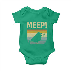 Meep Woodcock Baby Onesie Funny Nature Lover TS14 Irish Green Print Your Wear