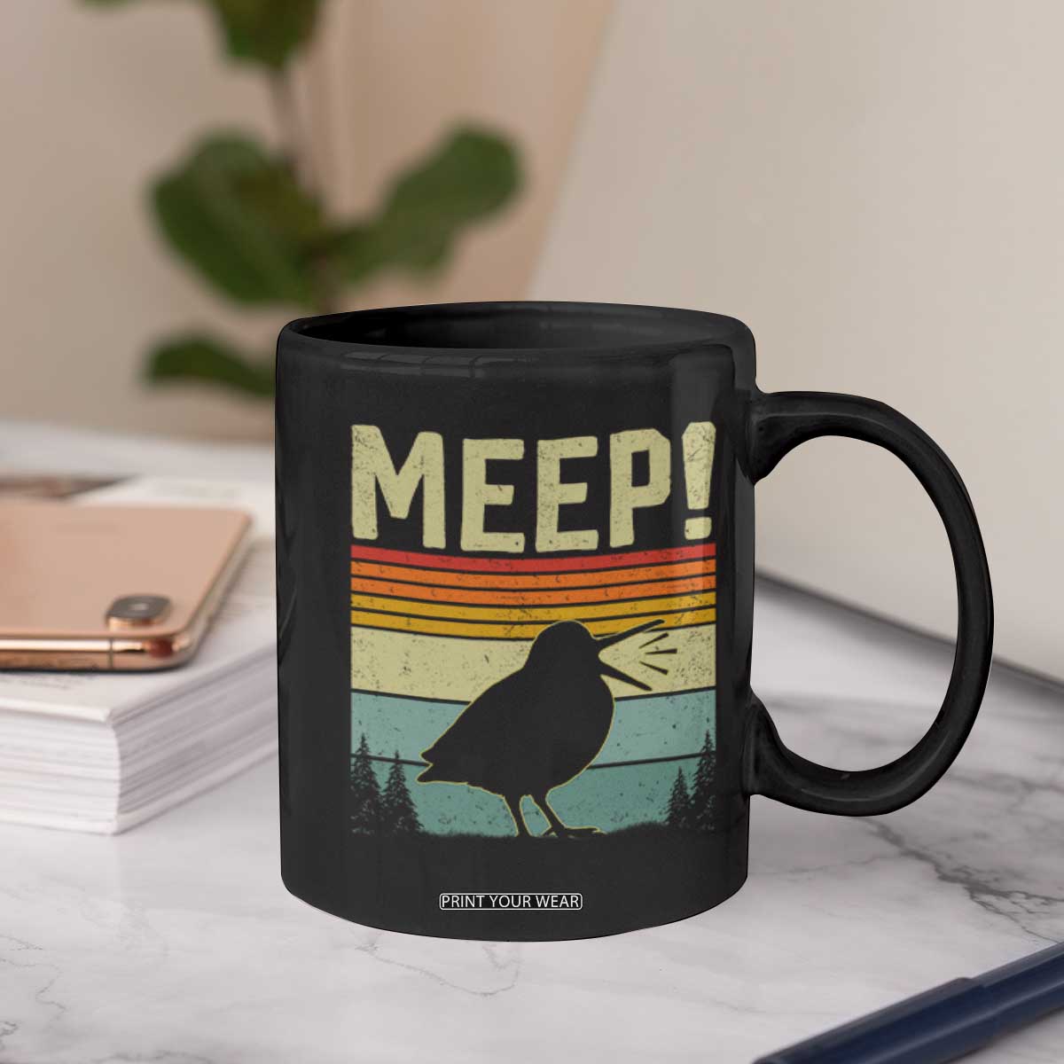 Meep Woodcock Coffee Mug Funny Nature Lover TS14 Print Your Wear