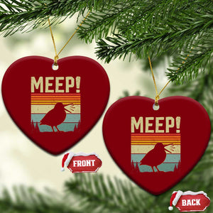 Meep Woodcock Ceramic Ornament Funny Nature Lover TS14 Print Your Wear