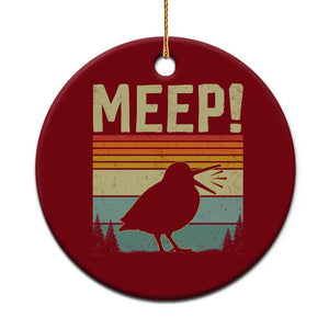 Meep Woodcock Ceramic Ornament Funny Nature Lover TS14 1pc Red Print Your Wear