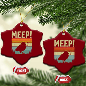 Meep Woodcock Ceramic Ornament Funny Nature Lover TS14 Print Your Wear