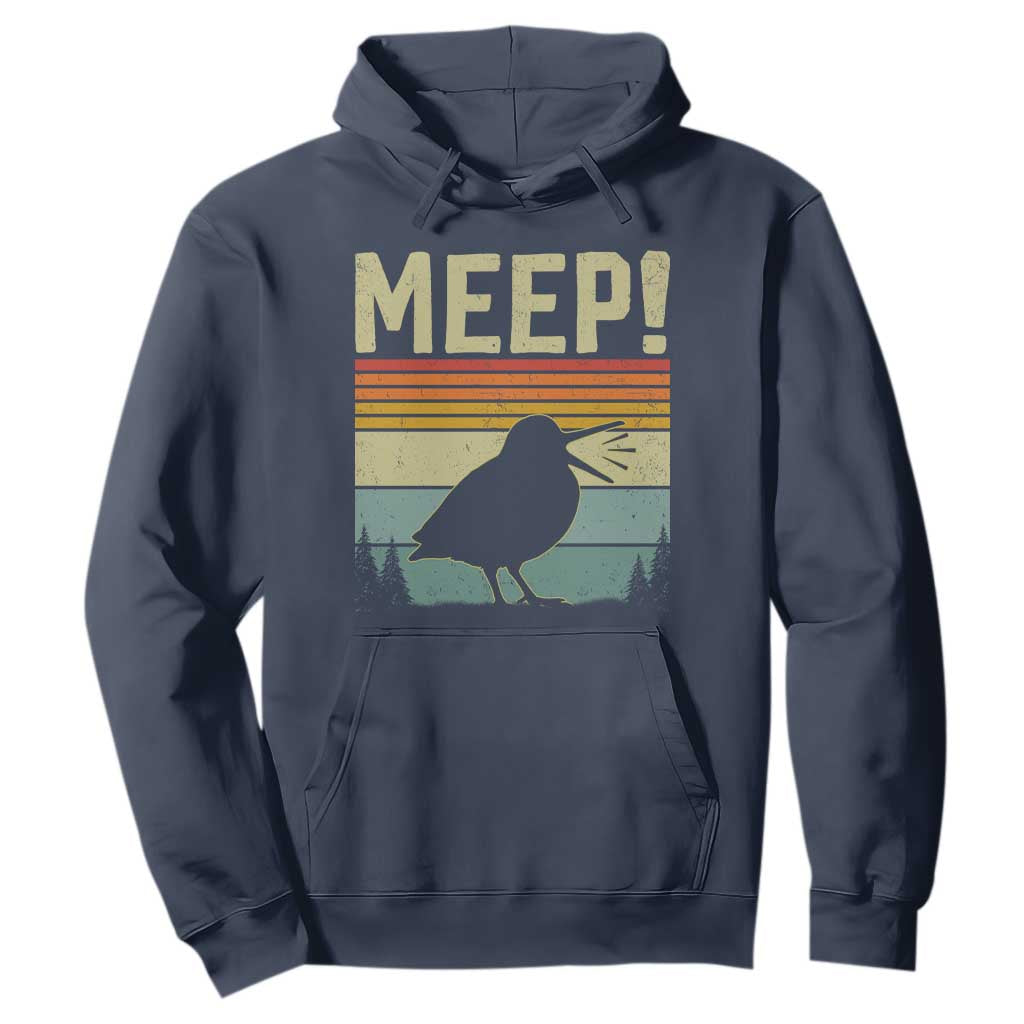 Meep Woodcock Hoodie Funny Nature Lover TS14 Navy Print Your Wear