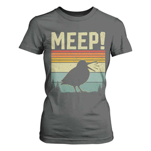 Meep Woodcock T Shirt For Women Funny Nature Lover TS14 Dark Heather Print Your Wear