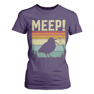 Meep Woodcock T Shirt For Women Funny Nature Lover TS14 Purple Print Your Wear