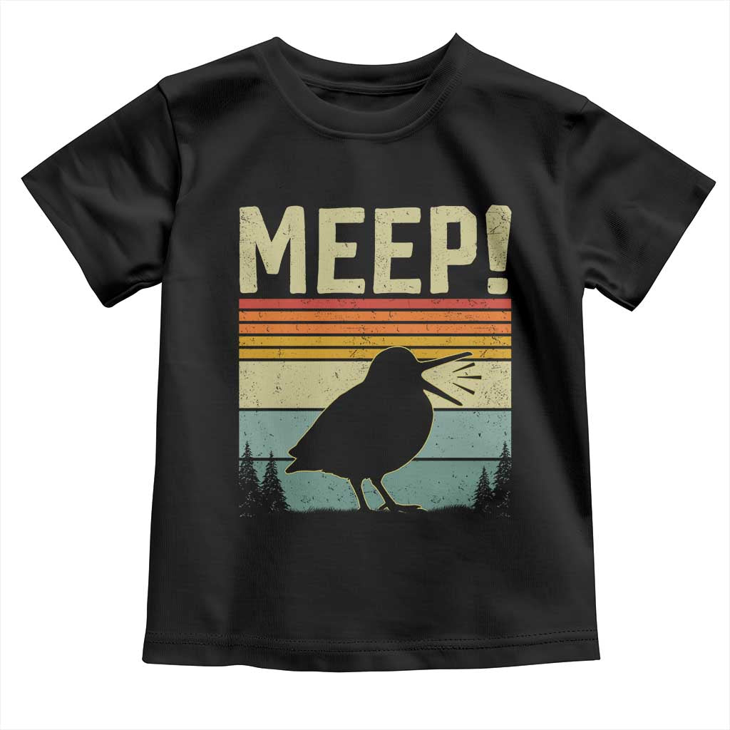 Meep Woodcock Toddler T Shirt Funny Nature Lover TS14 Black Print Your Wear
