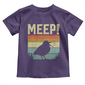 Meep Woodcock Toddler T Shirt Funny Nature Lover TS14 Purple Print Your Wear