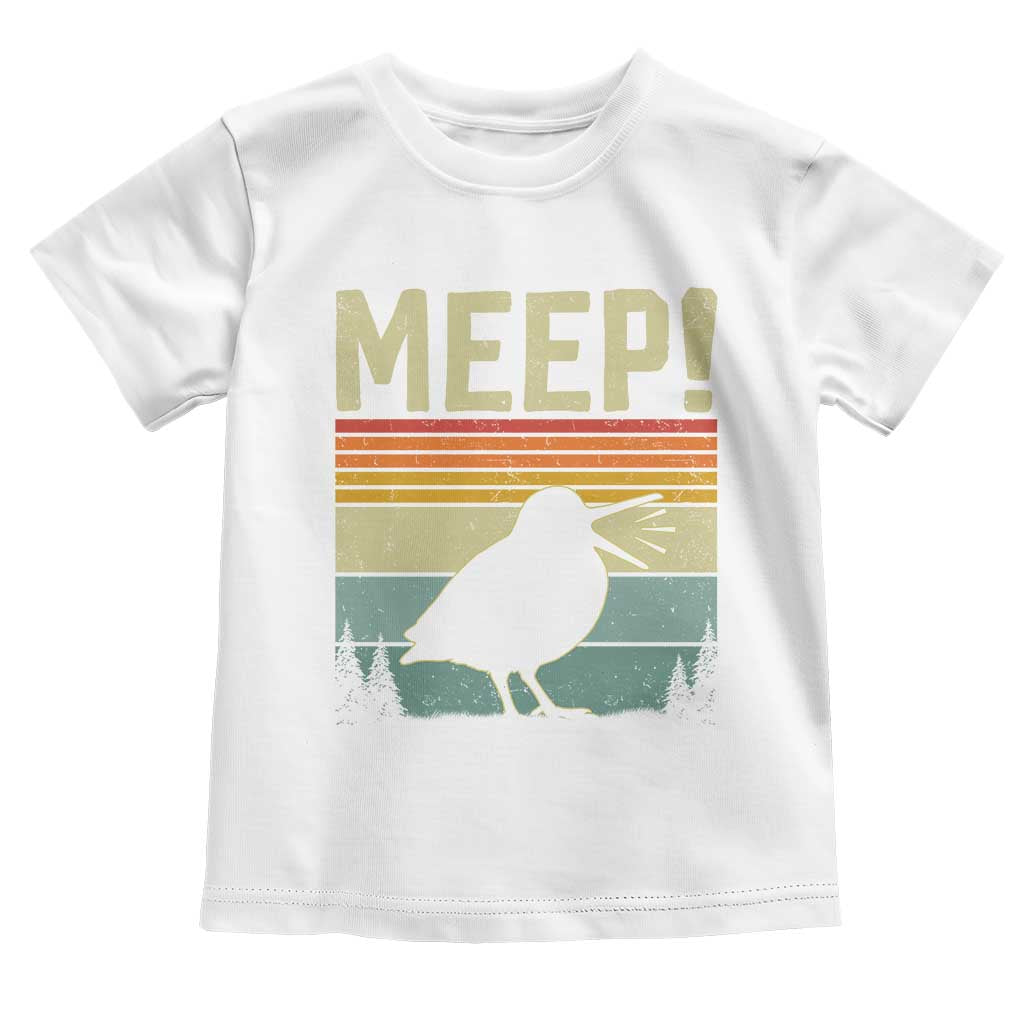 Meep Woodcock Toddler T Shirt Funny Nature Lover TS14 White Print Your Wear