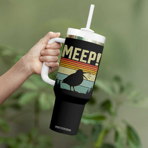 Meep Woodcock Tumbler With Handle Funny Nature Lover TS14 Print Your Wear