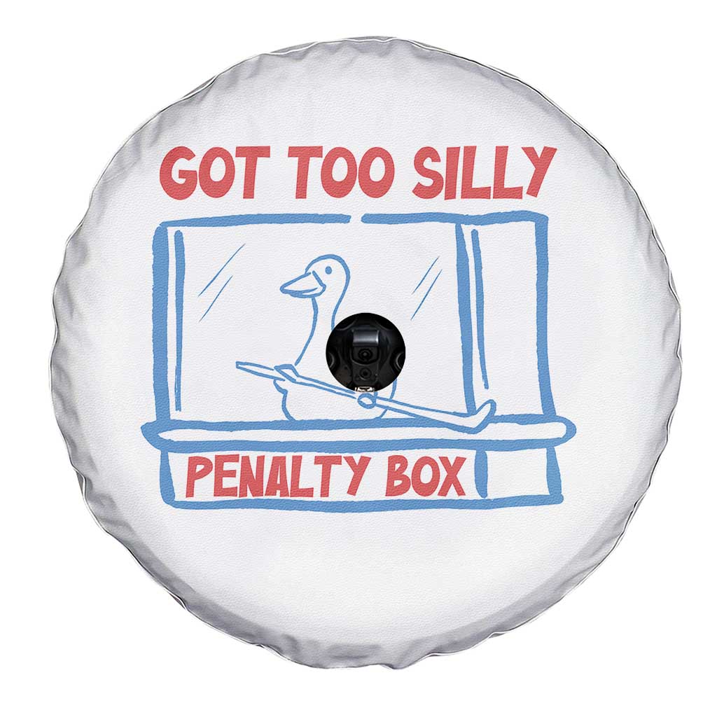 Hockey Got Too Silly Penalty Box Spare Tire Cover Silly Goose Meme TS14 Print Your Wear
