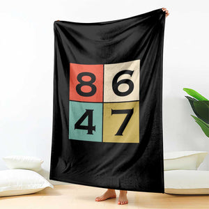 Retro Vintage 8647 Throw Blanket Classic Vintage 80s Style TS14 Print Your Wear